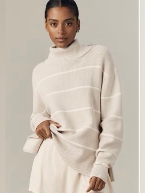 Varley Sweaters - Varley Hamish Roll-Neck Stitch Knit Sweater